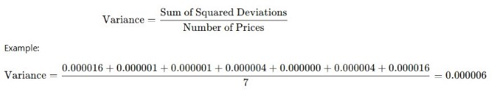 Find the Standard Deviation